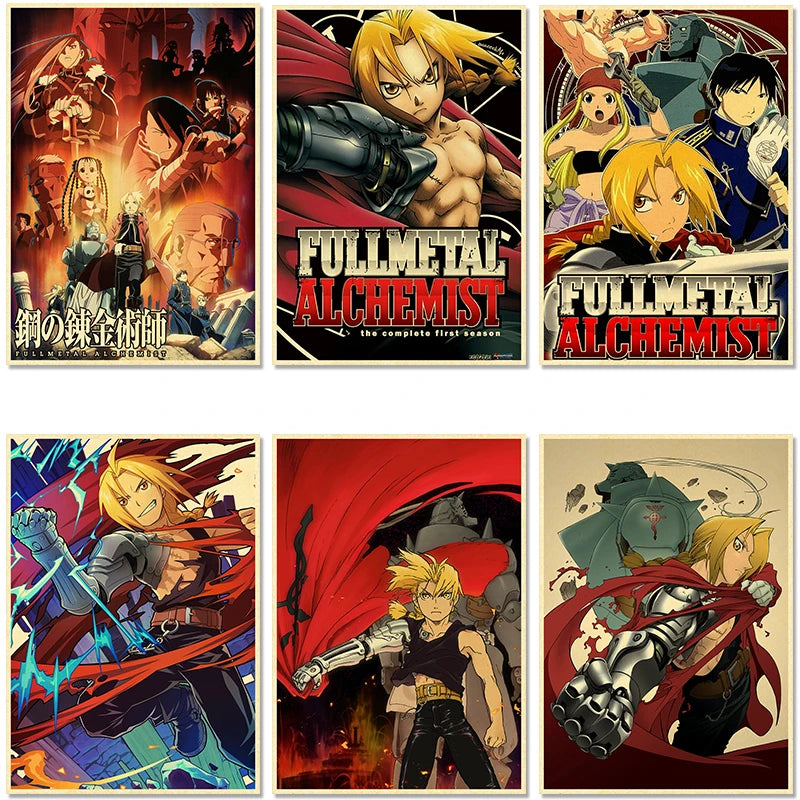 Pôsteres anime Fullmetal Alchemist