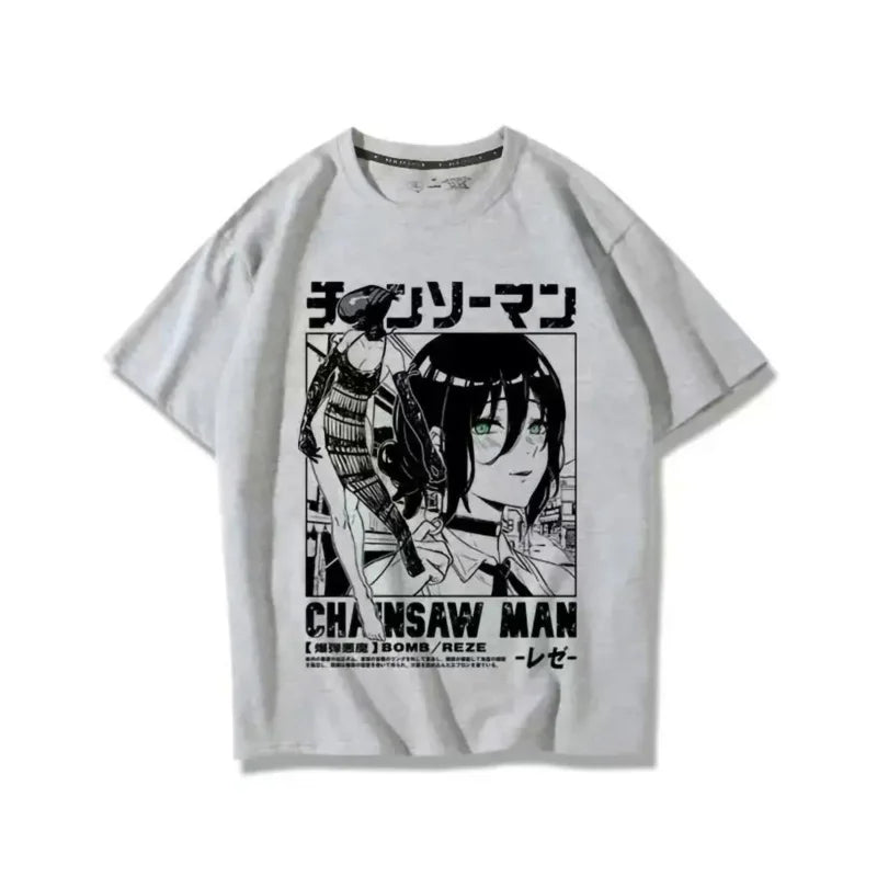 Nova Camisa Reze Anime Chainsaw Man