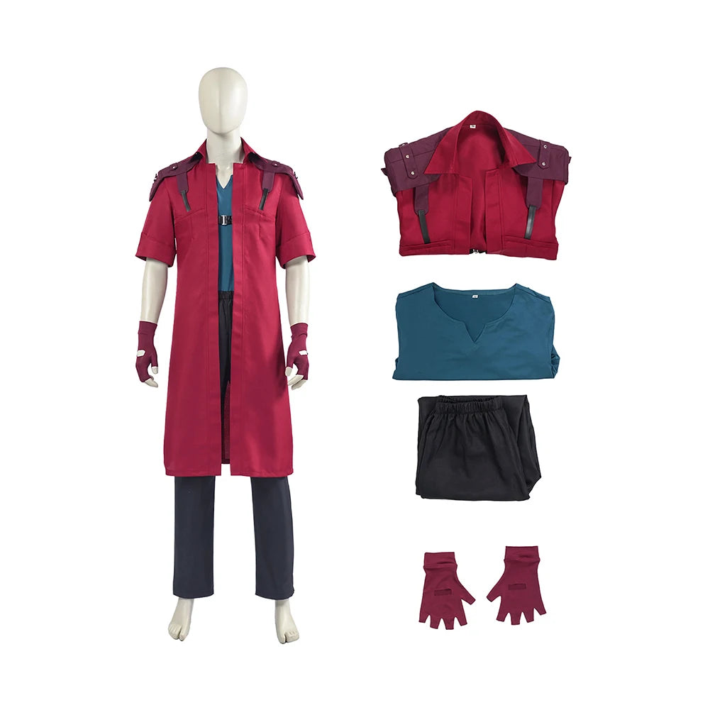 Cosplay completo Dante jogo Dmc Devil may cry