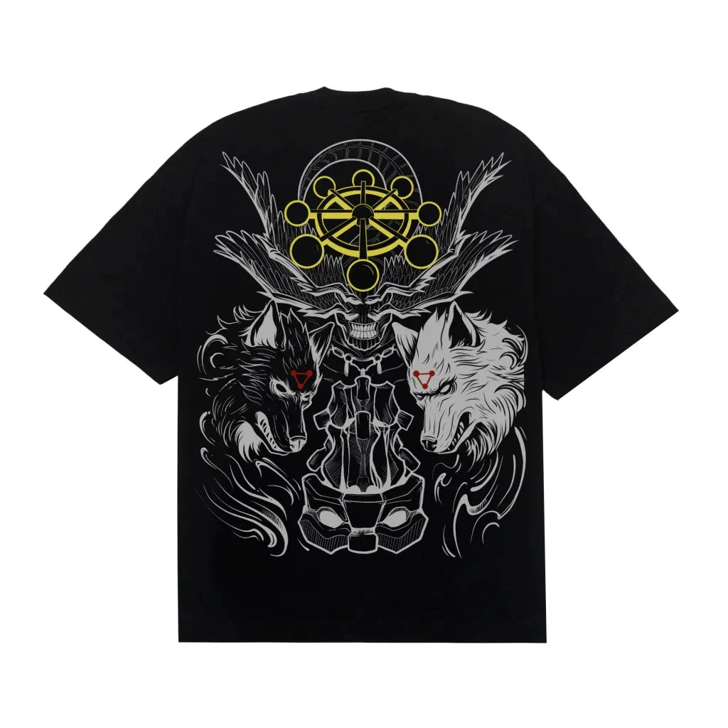 Camisa oversized Megumi Fushiguro anime Jujutsu Kaisen sombras