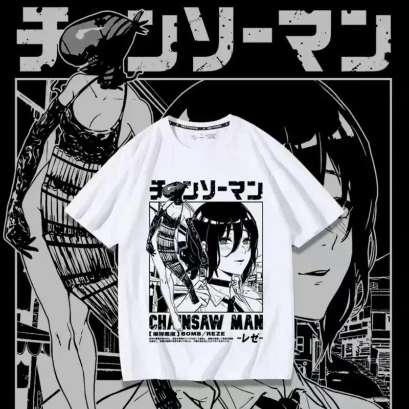 Nova Camisa Reze Anime Chainsaw Man