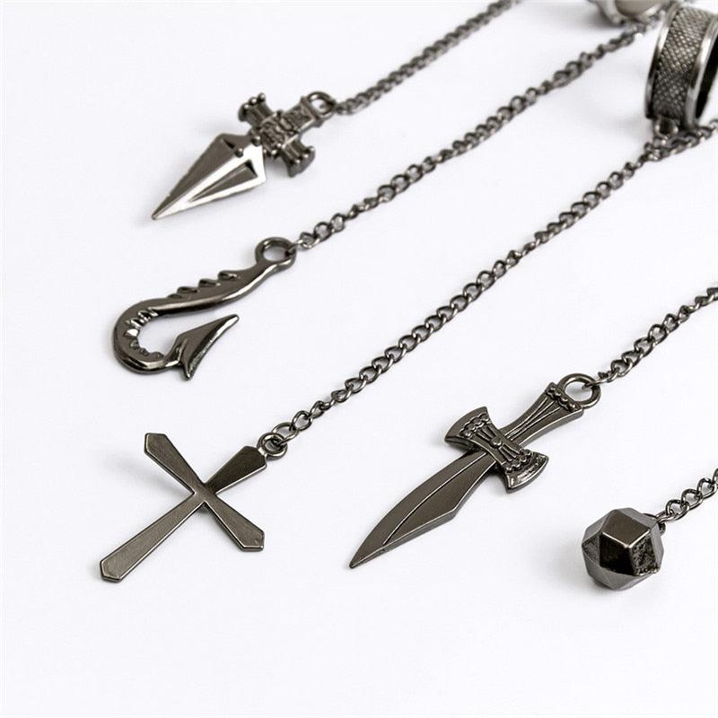 Anéis Com Correntes Cosplay Kurapika Anime HunterxHunter - The Midnight Geek