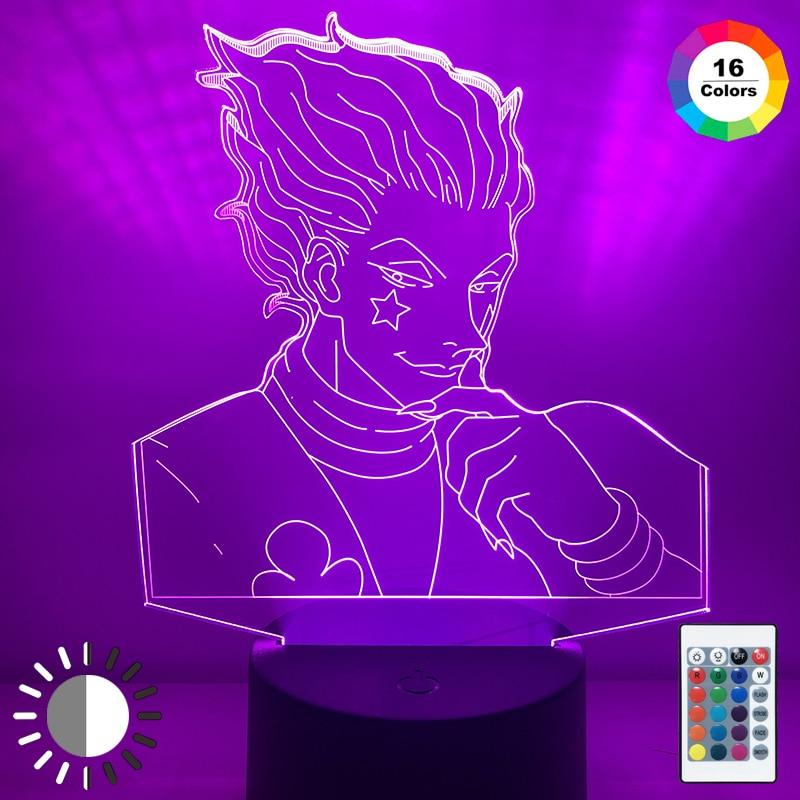 Novas Lâmpadas 3D Anime Hunter X Hunter - The Midnight Geek