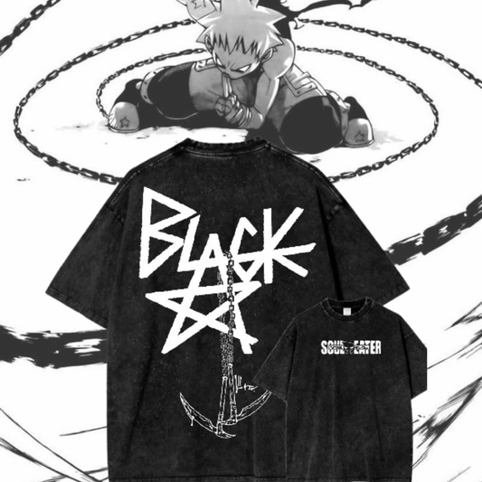 Camiseta Black star anime Soul eater