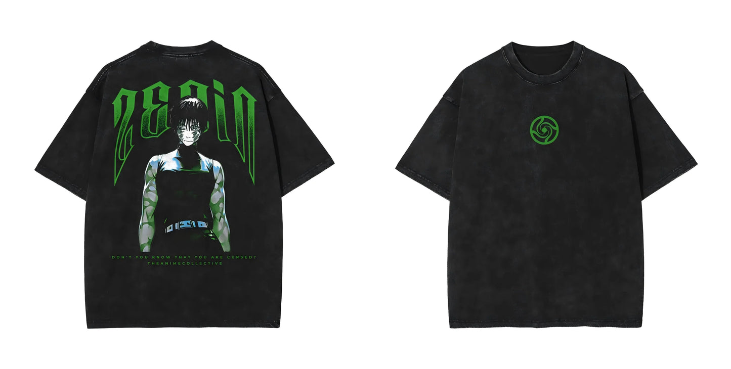 Camisa oversized Maki Zenin anime Jujutsu Kaisen