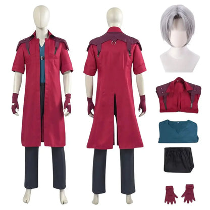 Cosplay completo Dante jogo Dmc Devil may cry