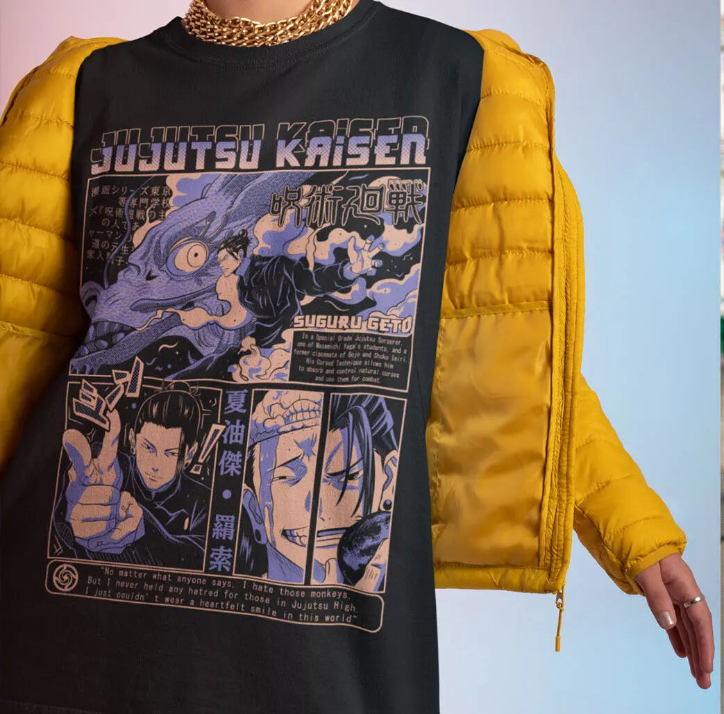 Camiseta Suguru Geto Anime Jujutsu Kaisen