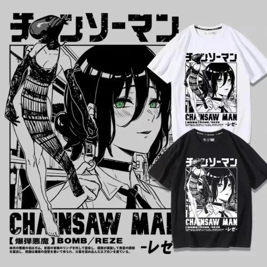 Nova Camisa Reze Anime Chainsaw Man