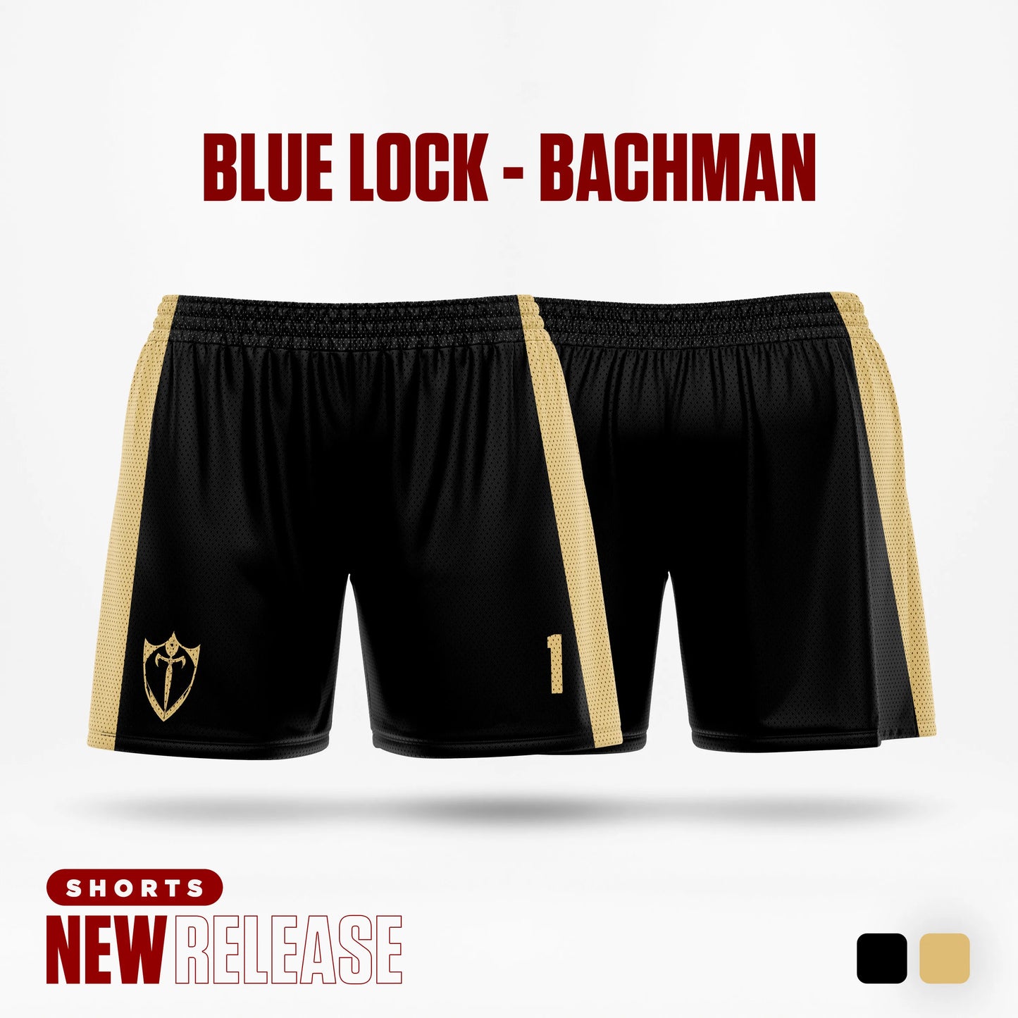 Shorts esportivos anime Blue Lock