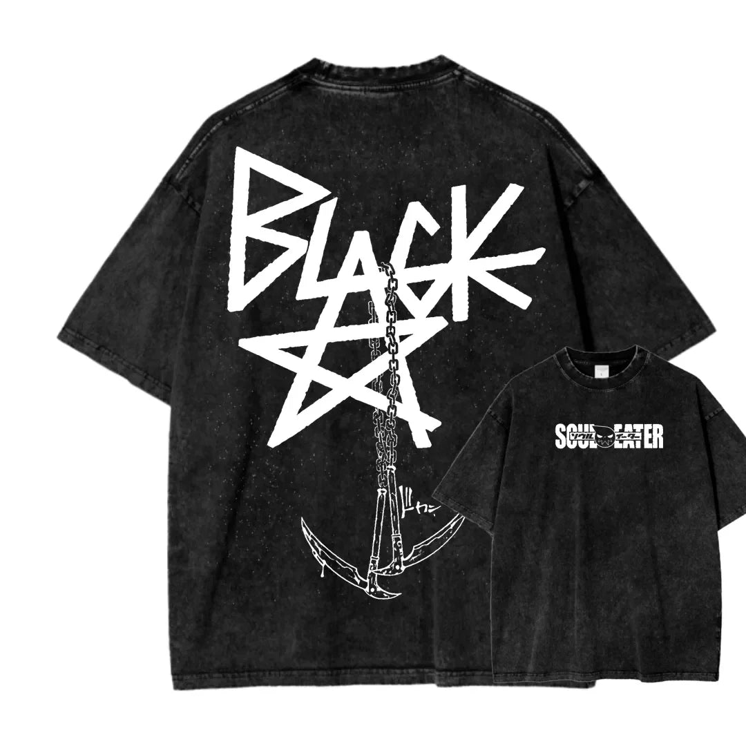 Camiseta Black star anime Soul eater