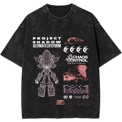 Camisetas Shadow Hedgehog Y2K