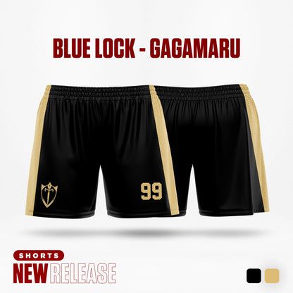 Shorts esportivos anime Blue Lock
