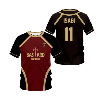 Camisas de uniforme bastards anime Blue Lock