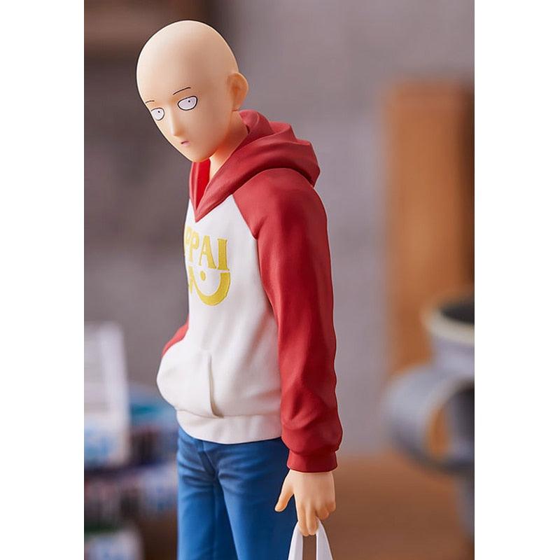 Action Figure Saitama Casaco Oppai Anime One Punch Man - The Midnight Geek