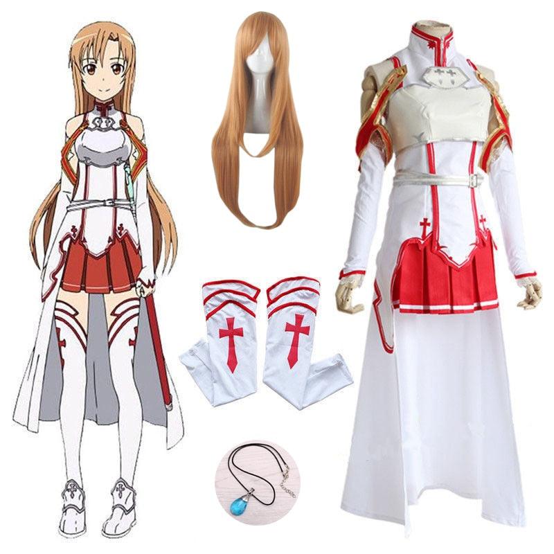 Cosplay Completo Asuna Anime Sword art Online - The Midnight Geek