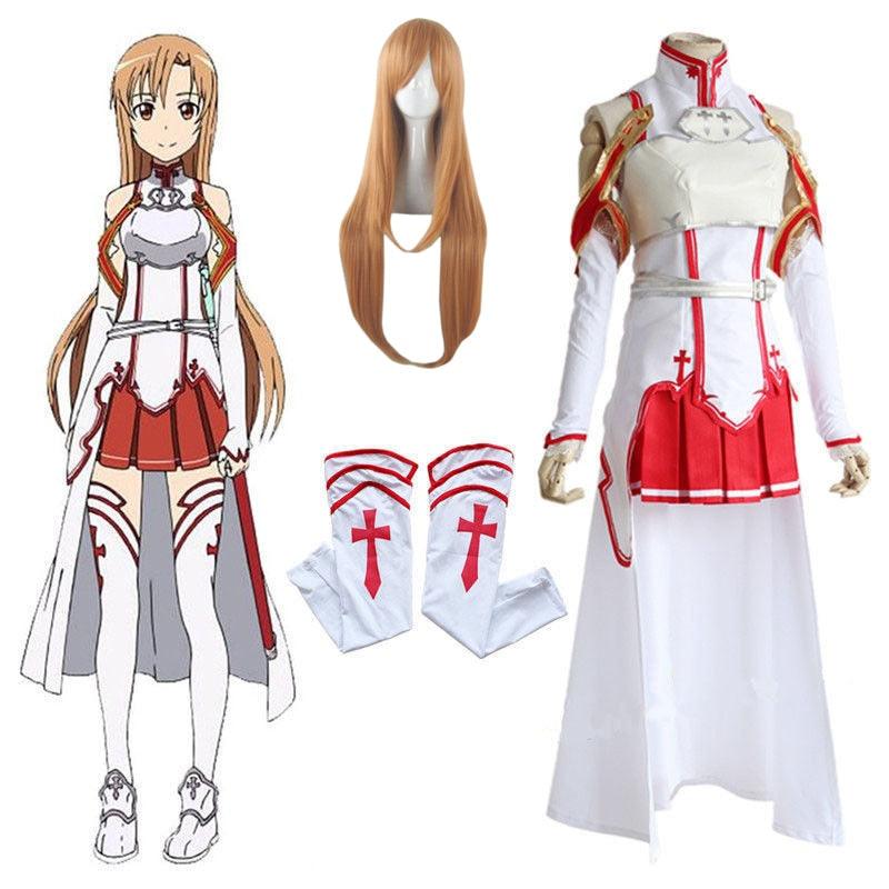 Cosplay Completo Asuna Anime Sword art Online - The Midnight Geek