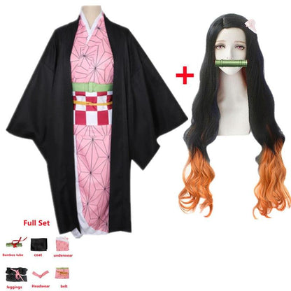 Cosplay Completo Nezuko Kamado Anime Demon Slayer - The Midnight Geek