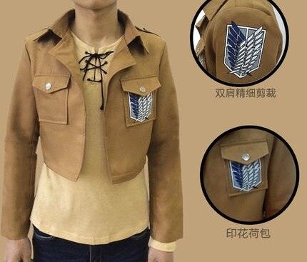 Jaqueta Cosplay Anime Shingeki no Kyojin Uniforme Unissex - The Midnight Geek