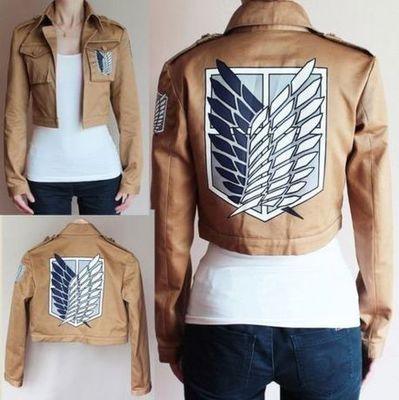 Jaqueta Cosplay Anime Shingeki no Kyojin Uniforme Unissex - The Midnight Geek