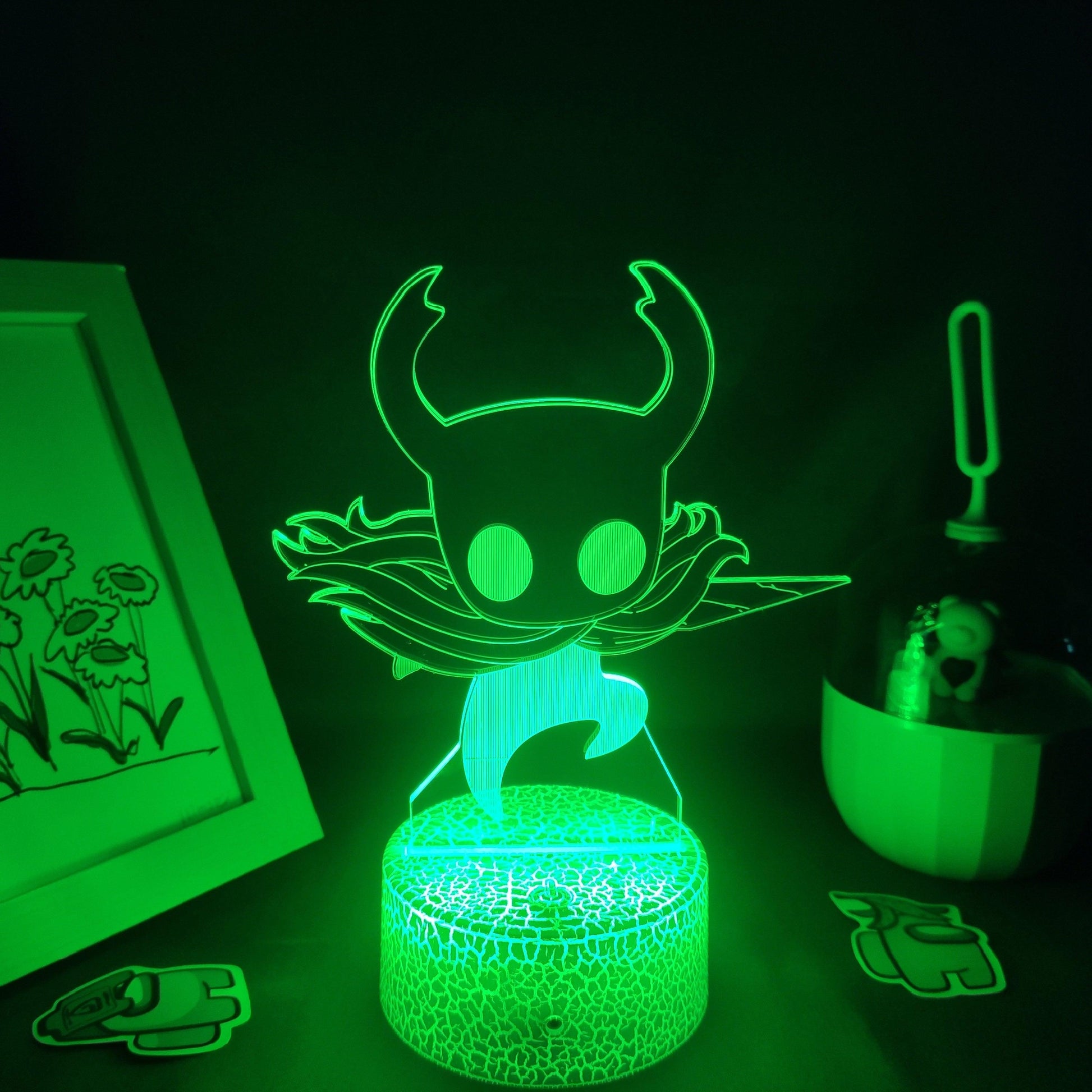 Luminária Decorativa 3D Game Hollow Knight - The Midnight Geek