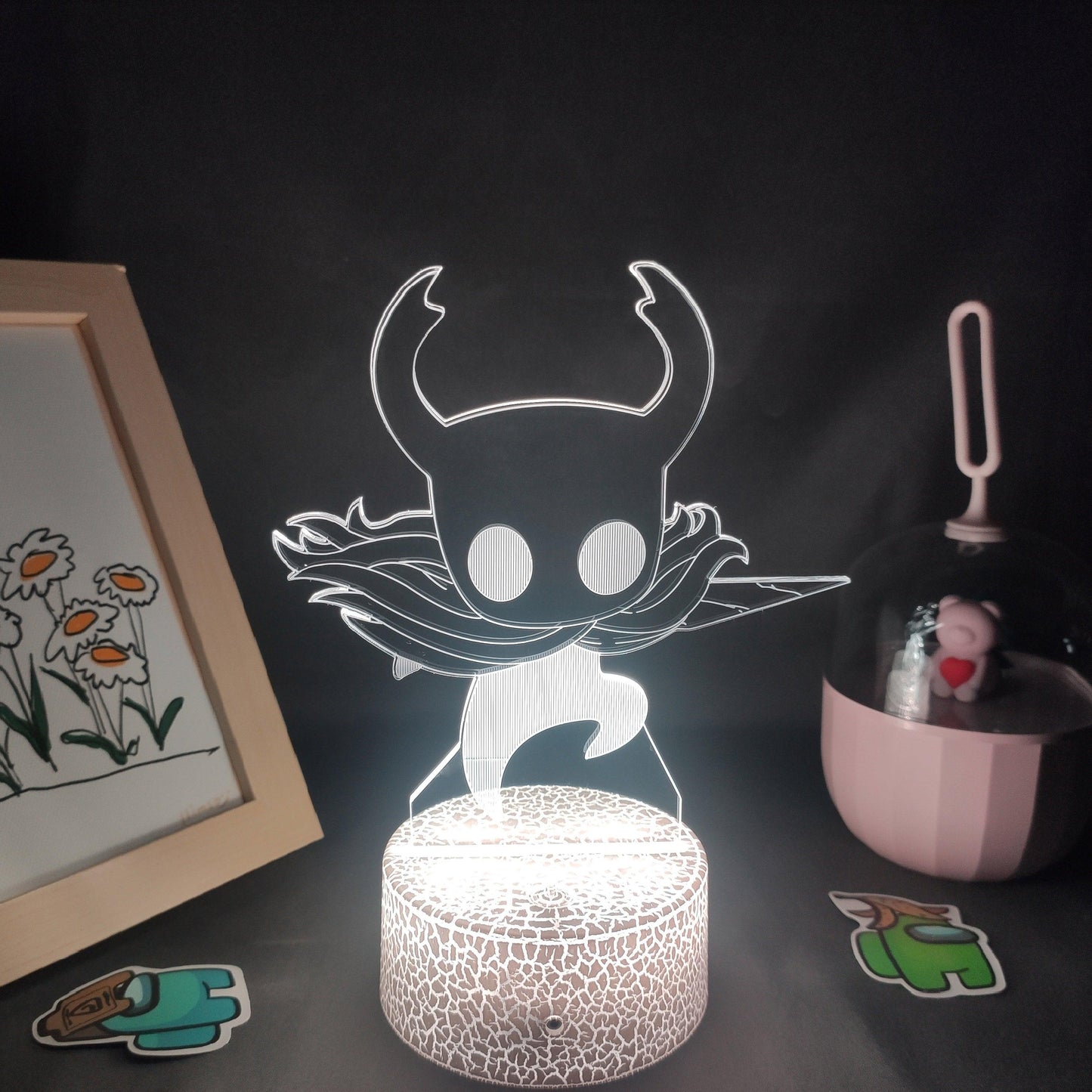 Luminária Decorativa 3D Game Hollow Knight - The Midnight Geek