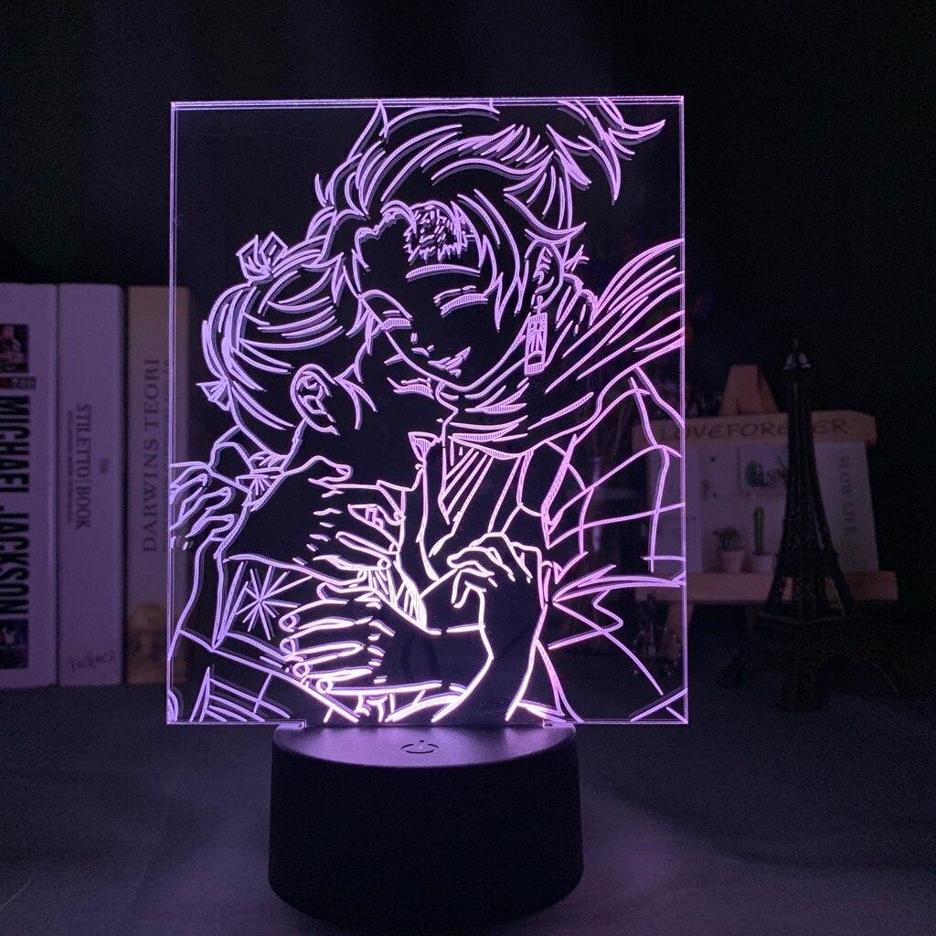 Luminárias Decorativas 3D anime Demon slayer - The Midnight Geek