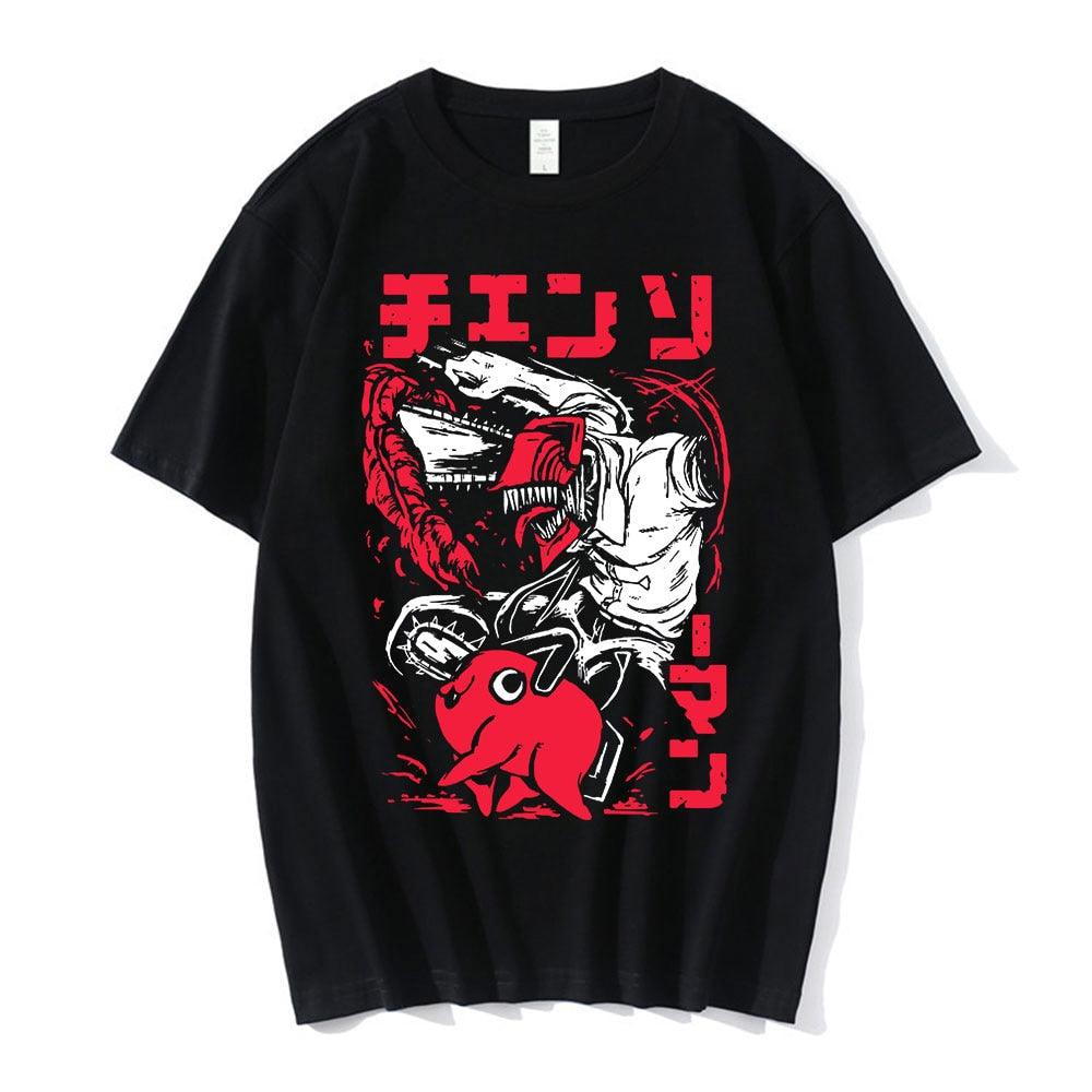 Nova Camiseta Anime Chainsaw Man - The Midnight Geek