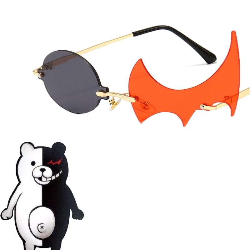 Óculos Vintage Cosplay Monokuma Anime Danganronpa - The Midnight Geek